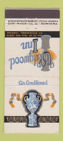 Matchbook Cover - Wedgewood Inn St Petersburg FL 21 Strike Feature