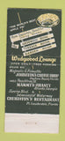 Matchbook Cover - Wedgewood Inn St Petersburg FL 21 Strike Feature