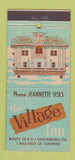 Matchbook Cover - The Village Inn Greensburg PA 21 Strike Feature