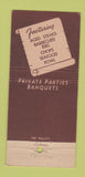 Matchbook Cover - The Valley Kenosha WI 21 Strike Feature