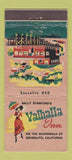 Matchbook Cover - Valhalla Inn Sausalito CA 21 Strike Feature