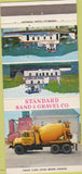 Matchbook Cover - Standard Sand Gravel concrete Wheeling WV 30 Strike