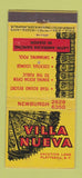 Matchbook Cover - Villa Nueva Plattekill NY 21 Strike Feature