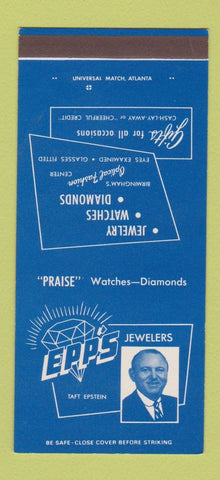 Matchbook Cover - Epp's Jewelry Birmingham AL 30 Strike SAMPLE