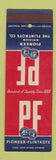 Matchbook Cover - Pioneer Division Flintkote SAMPLE