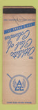 Matchbook Cover - Athletic Club of Columbus OH WORN SAMPLE
