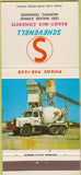 Matchbook Cover - Schevenell Ready Mix Concrete Memphis TN WEAR 30 Strike