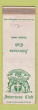 Matchbook Cover - Inverness Club Toledo OH WEAR SAMPLE