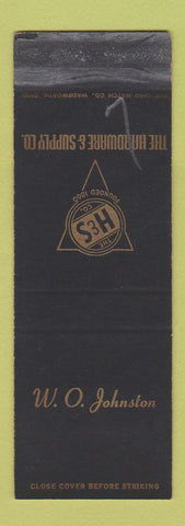 Matchbook Cover - H&S Hardware and Supply WORN SAMPLE
