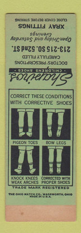 Matchbook Cover - Shapiro's Childrens Shoes New York City? SAMPLE