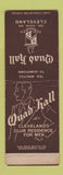 Matchbook Cover - Quad Hall Cleveland OH WEAR SAMPLE