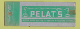 Matchbook Cover - Pelat's Restaurant WEAR Full Length SAMPLE
