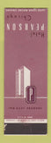 Matchbook Cover - Hotel Pearson Chicago IL SAMPLE