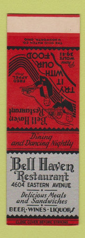 Matchbook Cover - Bell Haven Restaurant SAMPLE