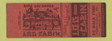 Matchbook Cover - Log Cabin Norristown PA SAMPLE