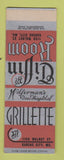 Matchbook Cover - Grillette Tiffin Room Kansas City MO SAMPLE