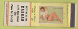 Matchbook Cover - Casbar pinup WEAR