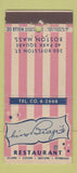 Matchbook Cover - Hino Biazi's? Restaurant Boston MA 30 Stick