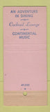 Matchbook Cover - Hino Biazi's? Restaurant Boston MA 30 Stick