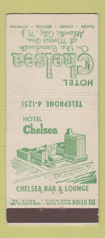 Matchbook Cover - Hotel Chelsea Atlantic City NJ 30 Stick