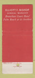 Matchbook Cover - Brazilian Court Hotel Palm Beach FL 30 Stick