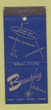 Matchbook Cover - Broadway Club Los Angeles CA 30 Stick
