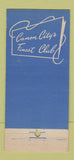 Matchbook Cover - Club Belvedere Canon City Colorado 30 Stick