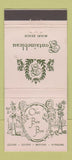 Matchbook Cover - Fontainebleau Hotel Miami Beach FL Chez Bon Bon  30 Stick
