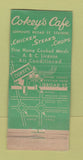 Matchbook Cover - Cokey's Cafe Richmond VA WORN 30 Stick