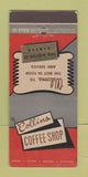 Matchbook Cover - Collins Coffee Shop Denver Colorado 30 Stick