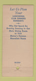 Matchbook Cover - Columbia Hotel Portland ME 30 Stick