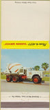Matchbook Cover - Bay Concrete Tampa FL BLANK 30 Strike