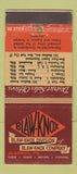 Matchbook Cover - Blaw Knox Blawnox PA Chemical 30 Stick