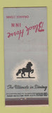 Matchbook Cover - Black Horse Inn Orange CT 30 Stick