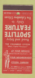 Matchbook Cover - Columbus Citizen Newspaper OH 30 Stick
