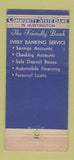Matchbook Cover - Community State Bank Huntington IN 30 Stick