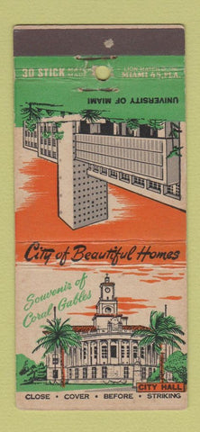 Matchbook Cover - Carl's Liquors Miami Coral Gables FL 30 Stick