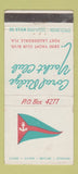 Matchbook Cover - Coral Ridge Yacht Club Fort Lauderdale FL WEAR 30 Stick