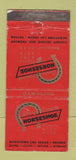 Matchbook Cover - Benny Binion's Horseshoe Casino Las Vegas NV WORN 30 Stick