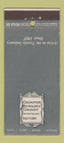 Matchbook Cover - Crompton Richmond Company New York City 30 Stick