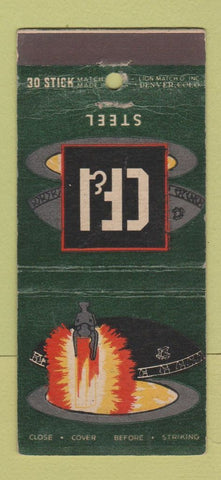 Matchbook Cover - CF&I Steel WEAR 30 Stick