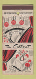 Matchbook Cover - The Cabinet Union City NJ restaurant WEAR 30 Stick