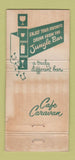 Matchbook Cover - Cafe Caravan Grand Junction Colorado 30 Stick