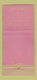 Matchbook Cover - Barbizon Plaza Hotel New York City 30 Stick