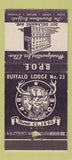 Matchbook Cover - Elks Lodge Buffalo NY 30 Stick