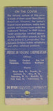 Matchbook Cover - Avisco Rayon FUZZY! 30 Stick