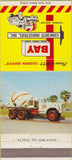 Matchbook Cover - Bay Concrete Tampa FL  30 Strike