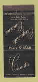 Matchbook Cover - Camillo Restaurant New York City WORN 30 Stick