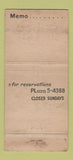 Matchbook Cover - Camillo Restaurant New York City WORN 30 Stick
