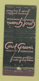 Matchbook Cover - Green's Women's Clothes Freeport Hempstead LI NY WEAR 30 Stick